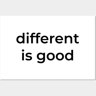 "different is good" | Urban Finery Posters and Art